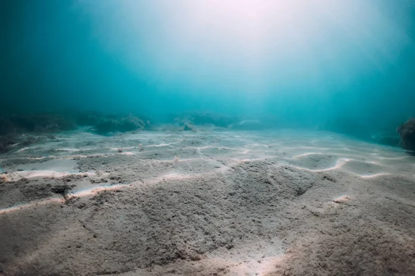 Tropischer Ozean Mit Sand Und Steinen Unter Wasser Hawaii Türkis — Stockfoto