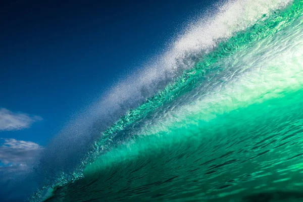 Prasklá Vlna Atlantském Oceánu Tyrkysové Vlny Brazílii — Stock fotografie