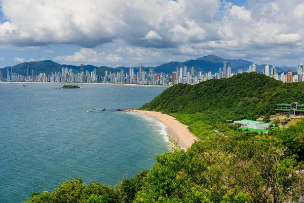 Balneario Camboriu Бразилии Песчаный Пляж Океаном — стоковое фото