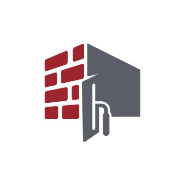 Tuğla duvar sıva logosu