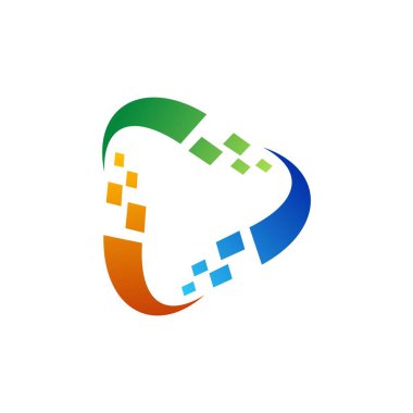 Ortam çalma logo şablonu