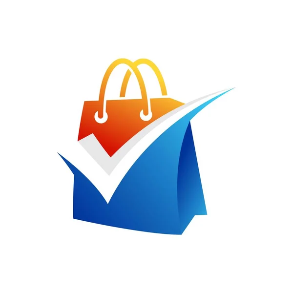 Miglior Modello Logo Dello Shopping — Vettoriale Stock