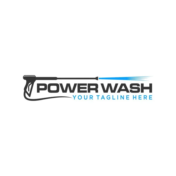 Pressure Wash Logo Template — Stock Vector