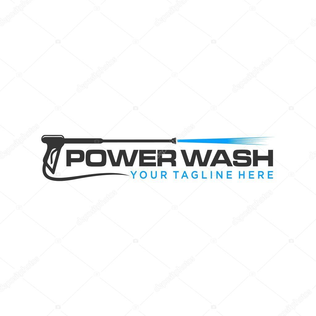 Pressure wash logo template