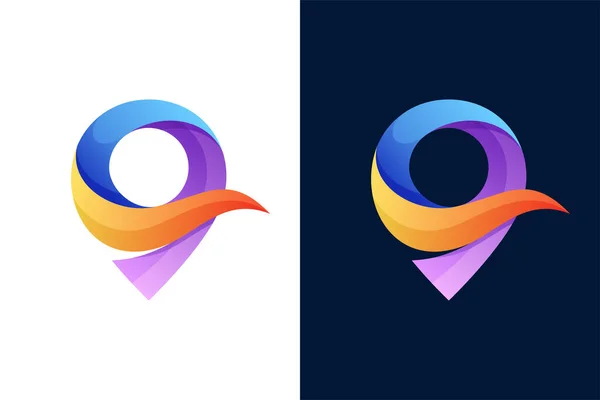 Разноцветный Дизайн Логотипа — стоковый вектор