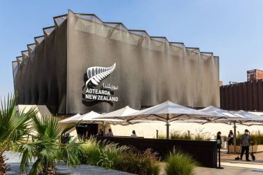 Dubai, BAE, 27.10.2021. Yeni Zelanda Aotearoa Pavyonu 2020 Dubai Fuarı 'nda 