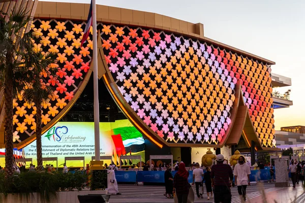 Dubai Vae 2021 Thailand Paviljoen Expo 2020 Dubai Met Kleurrijk — Stockfoto