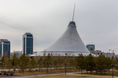 Nur Sultan (Astana), Kazakistan, 11.11.21. Khan Shatyr Eğlence Merkezi Çadırı.