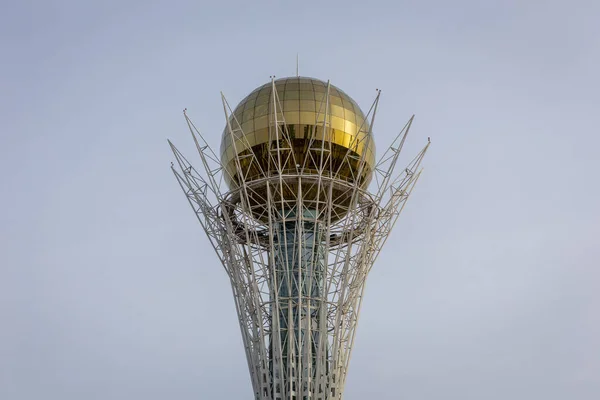 Nur Sultan Astana Cazaquistão Baiterek Bayterek Topo Torre Marco Nacional — Fotografia de Stock