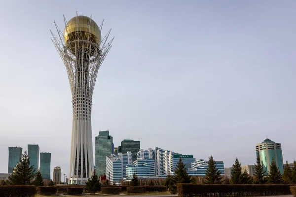 Nur Sultan Astana Kasachstan Skyline Der Stadt Nur Sultan Mit — Stockfoto