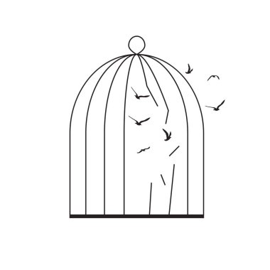 Kuşlar kafesten uçar. Özgürlük kavramı