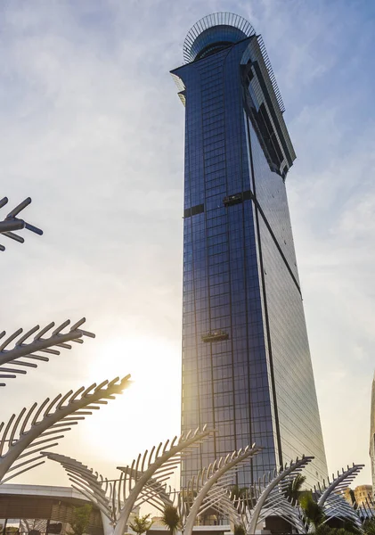 Dubai Verenigde Arabische Emiraten 2021 Externe Glasreiniging Van View Palm — Stockfoto