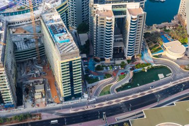 Dubai, BAE - 09.24.2021 The View at The Palm 'dan Areal View