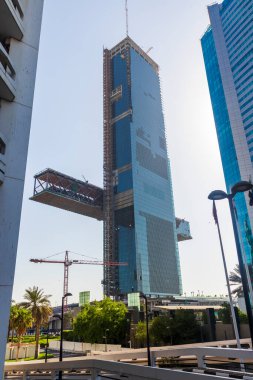 Dubai, BAE - Bir Zabeel 'in 10.04.2021 Görüntü Projesi yapım aşamasında