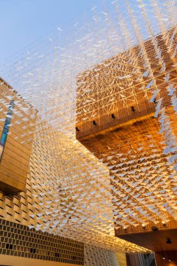 Dubai, BAE - 10.15.2021 EXPO 2020 Polonya pavyonu