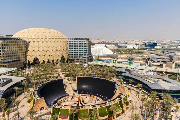 Dubai Emirados Árabes Unidos 2021 Vista Real Alguns Dos Pavilhões — Fotografia de Stock