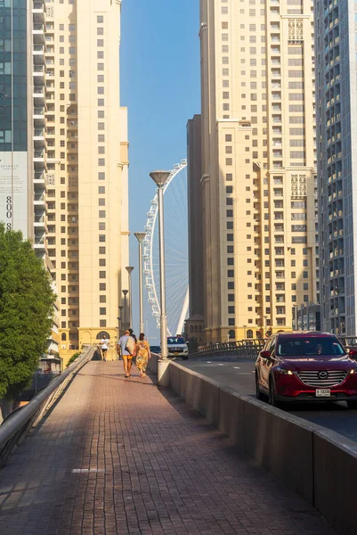 Dubai Bae 2021 Ain Dubai Kısmi Manzarası Dünyanın Uzun Dönme — Stok fotoğraf