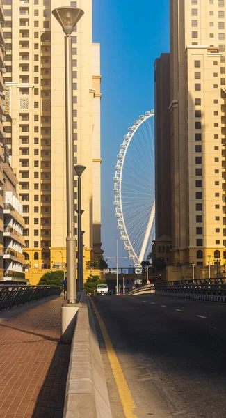 Dubai Bae 2021 Ain Dubai Kısmi Manzarası Dünyanın Uzun Dönme — Stok fotoğraf