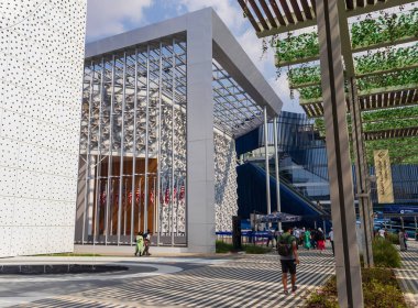 Dubai, BAE - 11.06.2021 Expo 2020 Fırsat Bölgesi