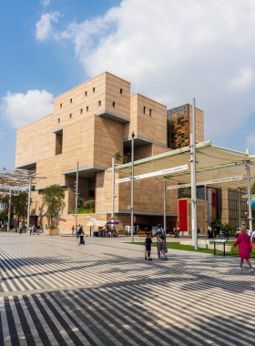 Dubai, BAE - 11.06.2021 Opportunity Bölgesi, Fuar 2020. Fas köşkü..