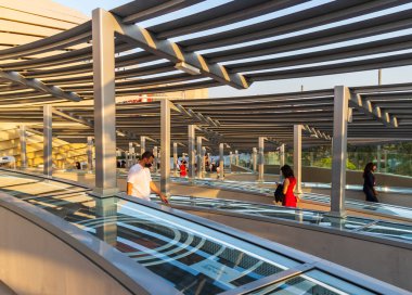 Dubai, BAE - 11.18.2021 ExPO 2020 Opportunity bölgesi. İngiltere pavyonu