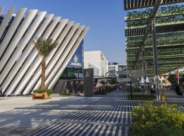 Dubai, BAE - 11.18.2021 ExPO 2020 'nin Fırsat Bölgesi.