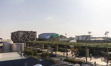 Dubai, BAE - 11.18.2021 ExPO 2020 'nin Fırsat Bölgesi.