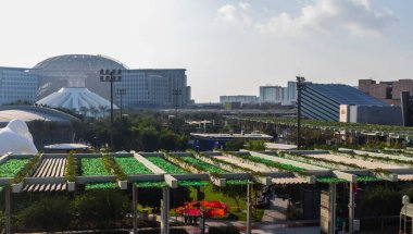 Dubai, BAE - 11.18.2021 ExPO 2020 'nin Fırsat Bölgesi.