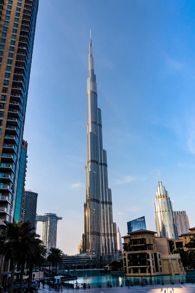 Dubai Emiratos Árabes Unidos 2021 Centro Edificio Más Alto Del — Foto de Stock