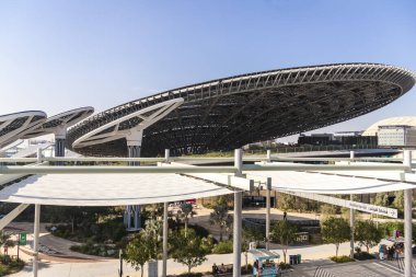 Dubai, BAE - 12.13.2021 Dünya Fuarı Sürdürülebilirlik Bölgesi.