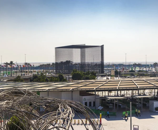 Dubai, BAE - 12.13.2021 Dünya Fuarı Sürdürülebilirlik Bölgesi.