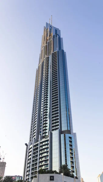 Dubai Emirados Árabes Unidos 2021 Endereço Boulevard Hotéis Centro Cidade — Fotografia de Stock