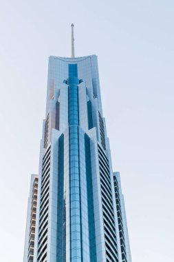 Dubai, BAE - 12.24.2021 Şehir merkezindeki otel.