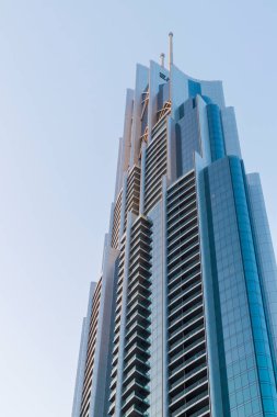 Dubai, BAE - 12.24.2021 Şehir merkezindeki otel.