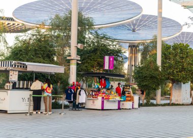 Dubai, BAE - 01.08.2022 EXPO 2020 Sürdürülebilirlik Bölgesi.