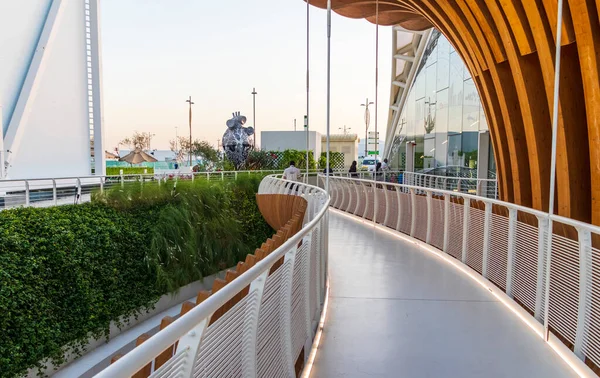 Dubai Emirados Árabes Unidos 2022 Pavilhão Azerbaijão Distrito Sustentabilidade Expo — Fotografia de Stock