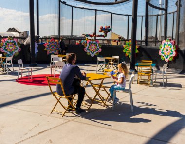 Dubai, BAE - 01.22.2021 EXPO 2020 Filipinler Çatı katı