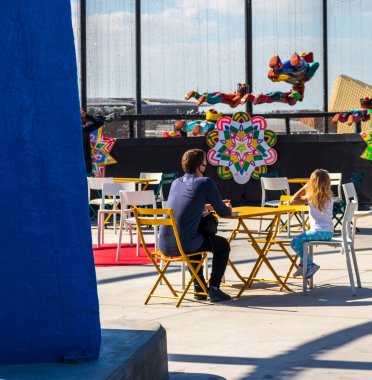 Dubai, BAE - 01.22.2021 EXPO 2020 Filipinler Çatı katı