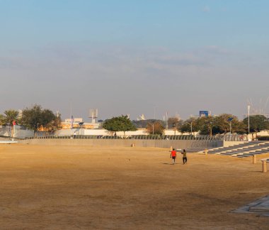 Dubai, BAE - 01.25.2022 Dubai su kanalı, Festival yürüyüşü