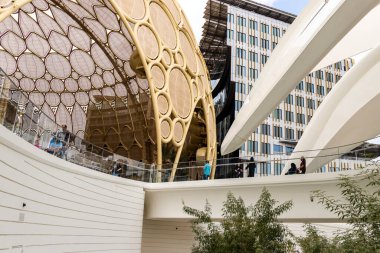 Dubai, BAE - 02.11.2022 - Expo 2020, BAE pavyonu ve Al Wasl plaza.