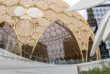Dubai, BAE - 02.11.2022 - Expo 2020, BAE pavyonu ve Al Wasl plaza.