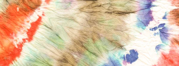 Brown Tie Dye Wash Dyed Color Fun Background Cotton Painting — Stock Photo, Image