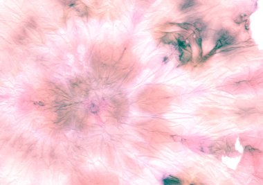 Turuncu kravat boyası. Shibori Ikat Yazdırma. Tarz kravat boyası dokusu. 1960 'larda yıkanmış kumaş. Bohem Turuncu Elbise Sanatı. 1960 'ların Stili Tasarımı. Ikat Pembesi.