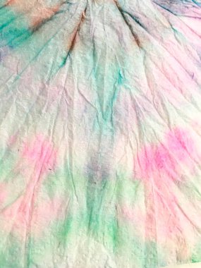 Boya desenli kravat. Boyalı Yakın Doğulu Kumaş. Spiral Elbise Mürekkep İzi. Arka plan, kravat boyası deseni. Basit Galaksi Kaleydoskop Yüzeyi. Tye Elbisesi.