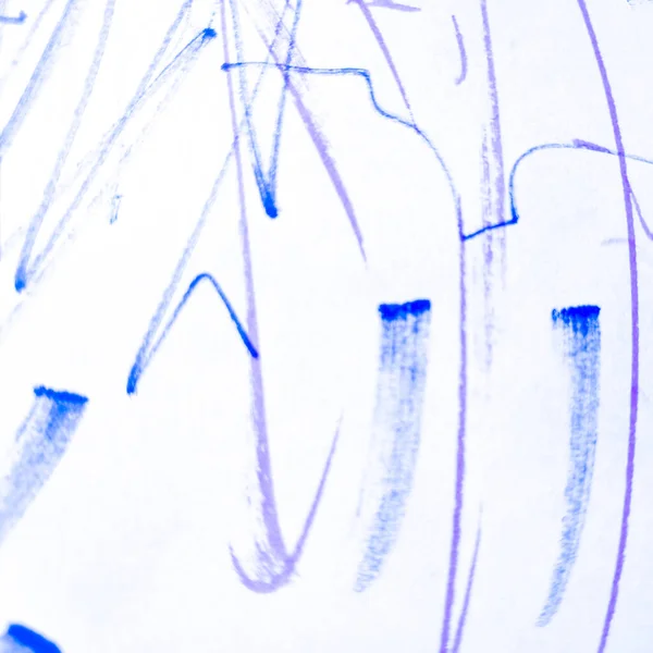 ブラシストロークテンプレート ブルーストロークラインデザイン 日本のグラフィティ ブラシストローク ファブリック 背景ブラシストロークテンプレート 芸術的インディゴ スタイン ブループリント 創造力 — ストック写真