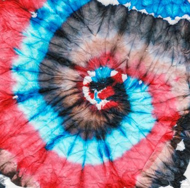 Mavi Psikedelik Kaleydoskop. Die Peace Sanat. Çiçek Eski Soyut Sanat. 1960 'ların Psikedelik Kaleydoskobu. Bohem Ikat Sanatı. Pembe Renkli Denim Eğlencesi.