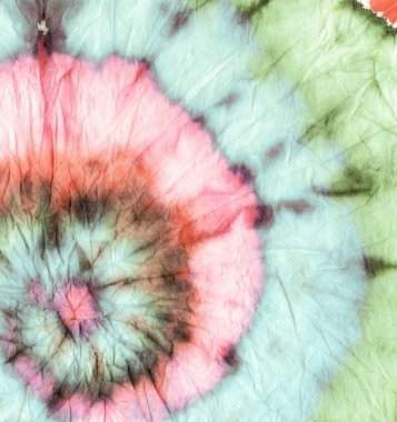 Retro Psychedelic Kaleydoskop. Tye Color Boya. Tonal Eski Denizcilik Tasarımı. 1960 'ların Psikedelik Kaleydoskobu. Gökkuşağı kumaşı. Yaşlanmış Yıkanmış Yaşlı. Çiçek.