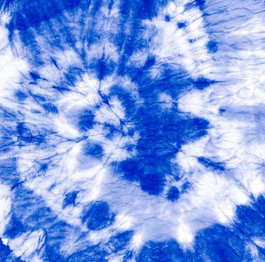  İndigo Tie Dye Girdabı. Tiedye Print Tişört Arkaplanı. Shibori Vibrant Endonezya Tie Dye Girdabı. Suluboya Gökyüzü Tasarımları. Gömlek baskısı mürekkebi. Boyalı Organik Geleneksel. Mavi.