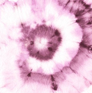 Batik Spiral Spiral Tie Dye.  White Tiedye Cool Colour Pattern. Violet Spiral Tie Dye.  Swirl Abstract Watercolor Artwork. 60s Tiedye Circular Paint. Classic Bright 1960. 
