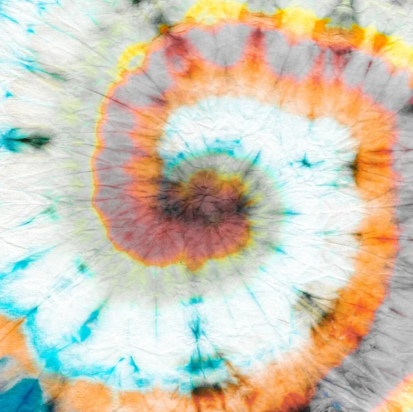 Grijze Tie Dye Spiraal Achtergrond Sterrenstijl Patroon Trippy Oude Kleurrijke — Stockfoto